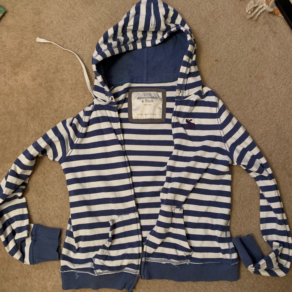 Abercrombie stripped jacket xl